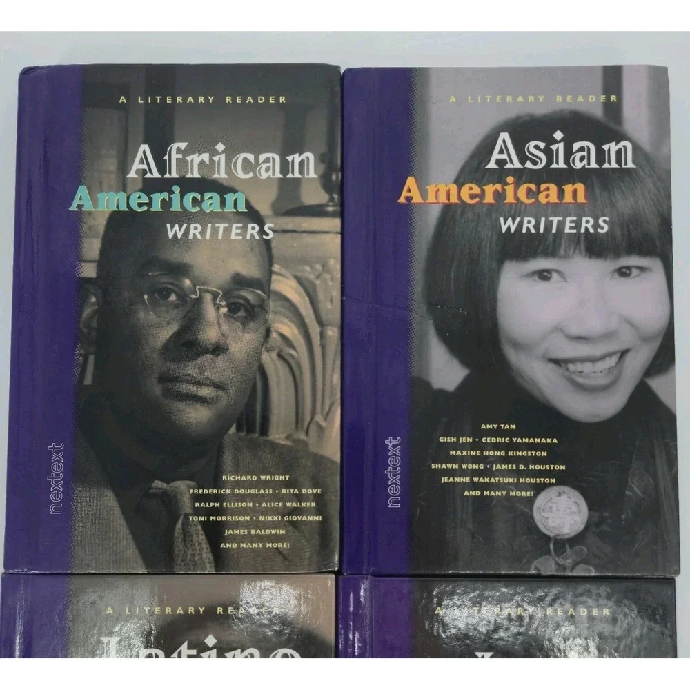 Nextext Literary Reader Writers Book Lot African Asian Latino Latin American New